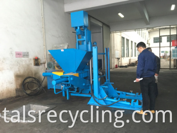 Y83L-250 Automatic Aluminum Shaving Chips Metal Briquetting Press